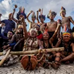Manifestação em Brasília pede que presidente demarque 104 Terras Indígenas como legado climático da COP30
