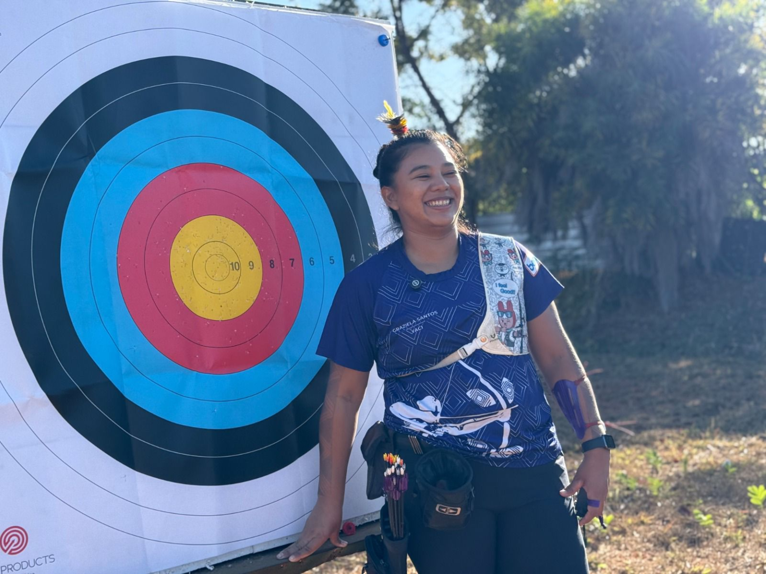Arqueira indígena conquista ouro duplo no Grand Prix das Américas no Chile