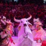 Festival de Parintins 2026: Boi Garantido encerra primeira noite com espetáculo sobre união dos povos, crenças e tradições
