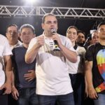 Em evento de pré-candidatura, Roberto Cidade endurece discurso contra adversários e Wilson Lima defende continuidade da gestão