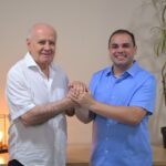 Candidato à reeleição, governador Roberto Cidade confirma Serafim Corrêa como vice na chapa