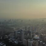 Fumaça volta a encobrir Manaus e qualidade do ar chega a nível péssimo; Amazonas registra 773 focos de calor em 48 horas