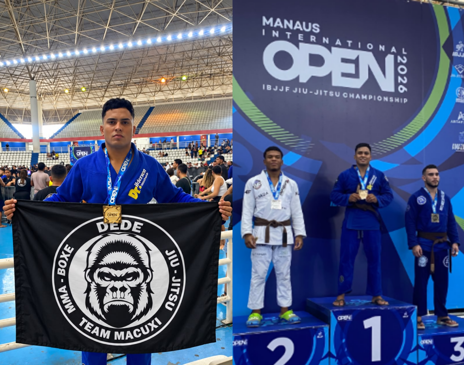 Atleta da ´Team Macuxi’ conquista ouro no Manaus International Open de Jiu-Jitsu