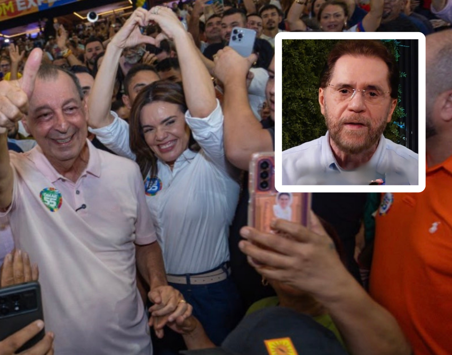 Omar Aziz recebe o apoio de Plínio Valério no segundo turno para o Governo do Amazonas